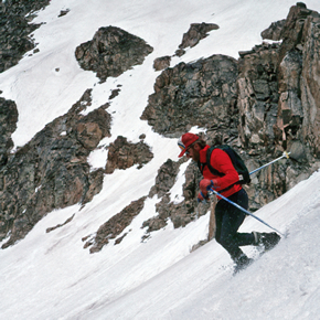 Skiing Mt. Democrat